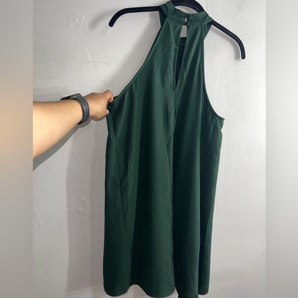 Lulus Love Of Mine Forest Green Halter Swing Dress - Picture 7 of 8